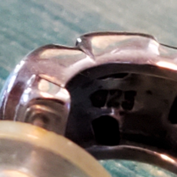 .925 Sterling Silver Earrings Set with Multiple Stones - Picture 8 of 8